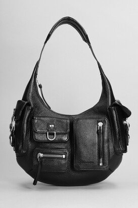 Hand Bag In Black Leather-AB