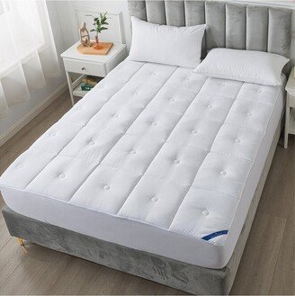 Button Stitch Stain Resistant Mattress Pad