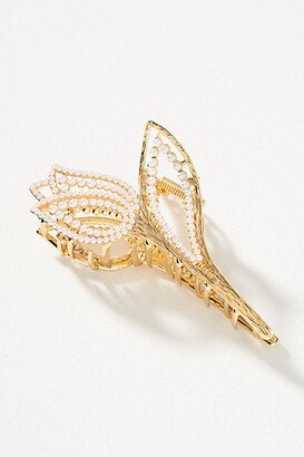 By Anthropologie Embellished Metal Tulip Hair Claw Clip