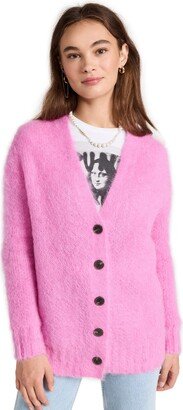 Women's Brushed Mohair Cardigan