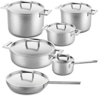 Attiva 12-Piece Pewter Cookwear Set