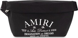 Arts District Slogan Printed Belt Bag