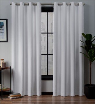 Academy Total Blackout Grommet Top Curtain Panel Pair, 52