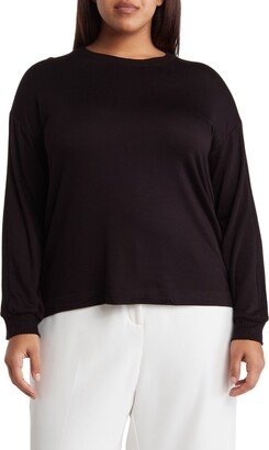 Rib Trim Sweatshirt