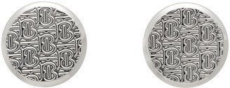 Silver Monogram Cufflinks