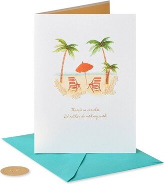 Romantic Beach Themed Card - PAPYRUS