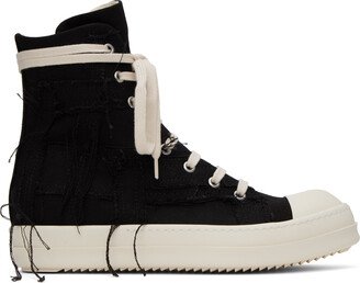 Black Luxor Slashed Sneakers