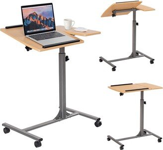 Adjustable Laptop Notebook Desk Table Stand Holder Swivel Home - 24.5''x18''x37.5''