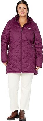 Heavenly Long Hooded Jacket (Marionberry) Women's Coat