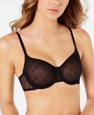 Women's Monogram Mesh Unlined Demi Bra DK4039