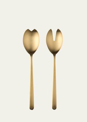 Linea Ice Oro Salad Servers Set-AA