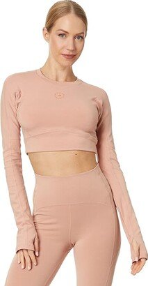 TrueStrength Yoga Crop Top HS1720 (Soft Almond) Women's Clothing