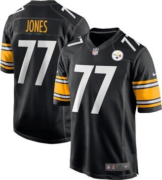 Men's Broderick Jones Black Pittsburgh Steelers 2023 Nfl Draft First Round Pick Game Jersey