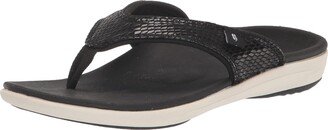 REVITALIGN Women's Yumi Gecko Orthotic Sandal Black 9 Wide