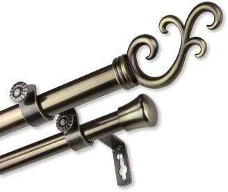 InStyleDesign Sway Adjustable Double Curtain Rod