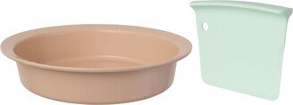 Leo 2-Pc. Bake Set - Multi: Tan, Green