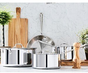 Stainless Steel 7-Piece Cookware Set - 100% Exclusive
