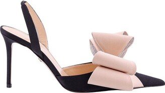 Slingback Double Bow Pumps