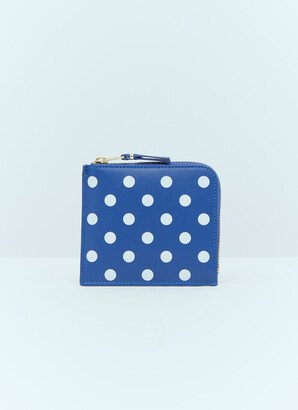 Polka Dot Leather Wallet - Wallets & Cardholders Blue One Size