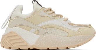 Beige & White Eclypse Sneakers