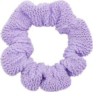 Seersucker Scrunchie, Srunchie, Lilac