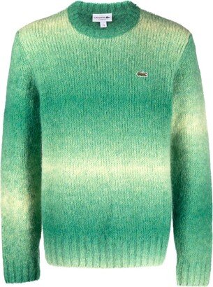 Ombré Effect Alpaca Sweater