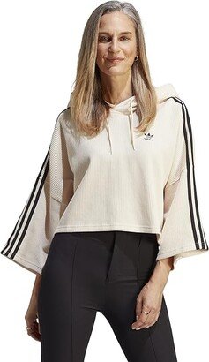 Cropped Hoodie (Wonder White) Women's Sweatshirt