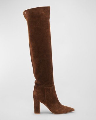 Piper Suede Over-The-Knee Boots