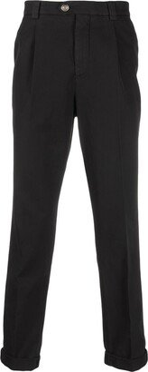 Cropped Cotton Trousers-AG