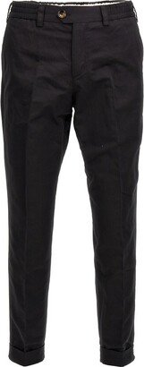 PT Torino Cropped Turn-Up Hem Trousers-AA