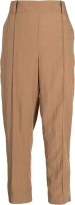 Cropped Tapered Trousers-AC