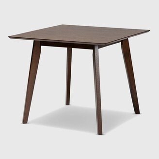 Pernille Square Wood Dining Table Walnut