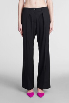 Pants In Black Wool-AB