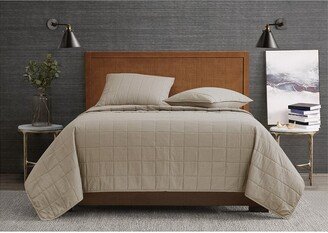 Garment Wash Solid Quilt Set