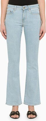 WASHINGTON DC Light blue flared jeans in cotton