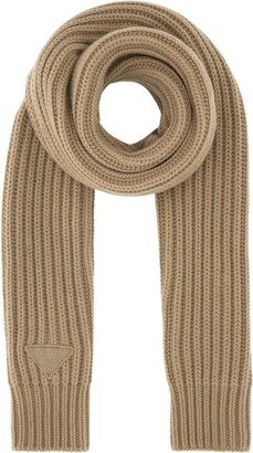 Logo-Detailed Knitted Scarf-AB