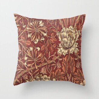 Art Exhibition Pattern (1874) William Morris Throw Pillow