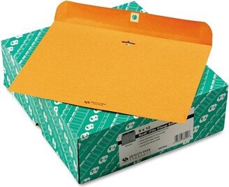 Quality Park Redi File Clasp Envelope 12 x 9 Brown Kraft 100/Box 38090