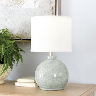 Ridge Mini Accent Lamp Celadon Crackle