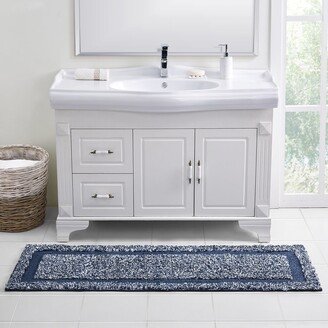 Home Heathered Hotel Microfiber Bath Rug Runner