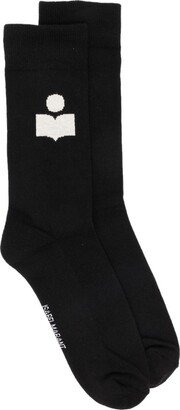 MARANT Intarsia-Knit Logo Socks