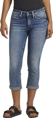 Women's Britt Low Rise Curvy Fit Capri Jeans