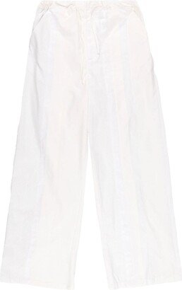 Panelled Wide-Leg Trousers-AA