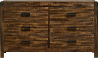 Wren 6 Drawer Dresser Chestnut