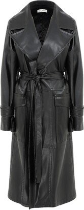 Nazli Ceren Cecile Vegan Leather Trenchcoat