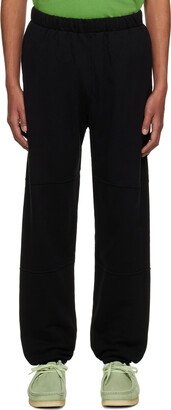 Lady White Co. Black Paneled Lounge Pants