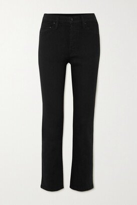 The Tomcat Ankle High-rise Slim-leg Jeans - Black