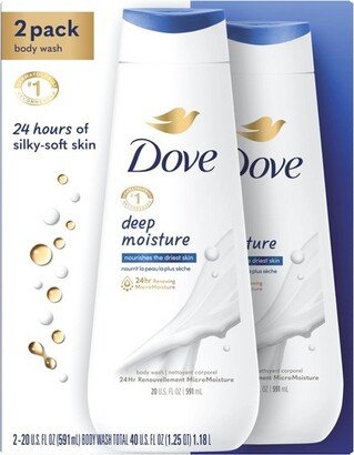 Dove Beauty Dove Deep Moisture Nourishes the Driest Skin Body Wash - 0 fl oz/pk