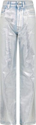 RABANNE Metallic Jeans