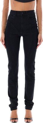 Skinny Fit Spiral Jeans